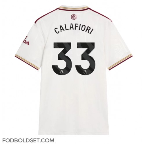 Arsenal Riccardo Calafiori #33 Tredjetrøje 2025-26 Kortærmet